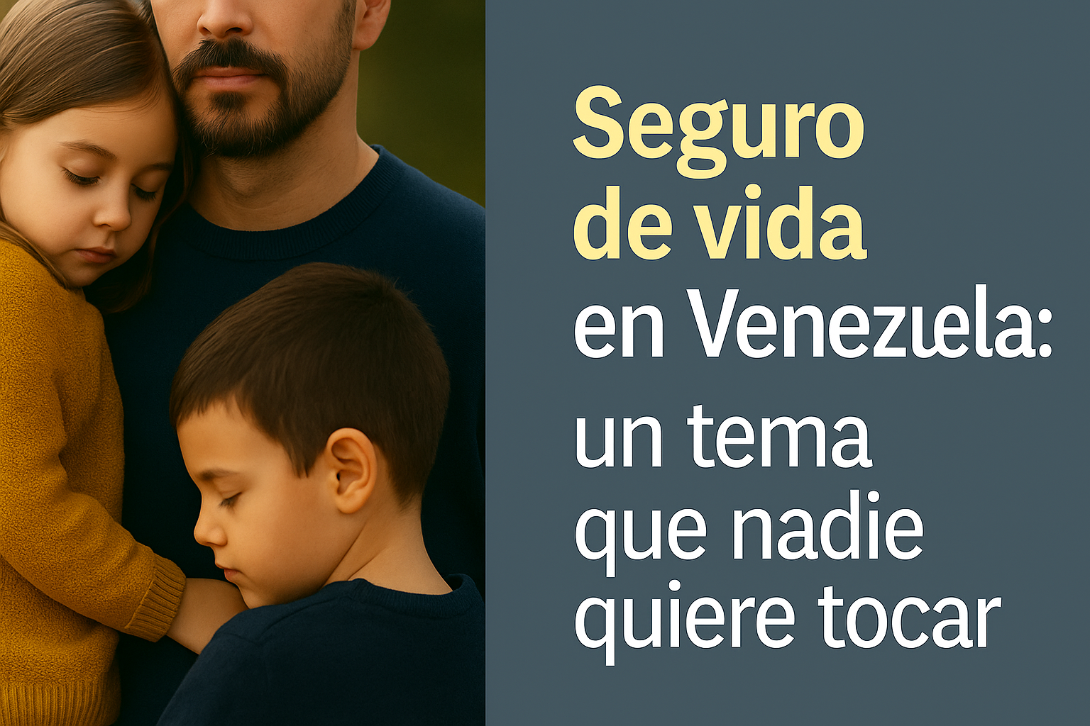 ¿De verdad necesito un seguro de vida en Venezuela? El tema que nadie quiere tocar