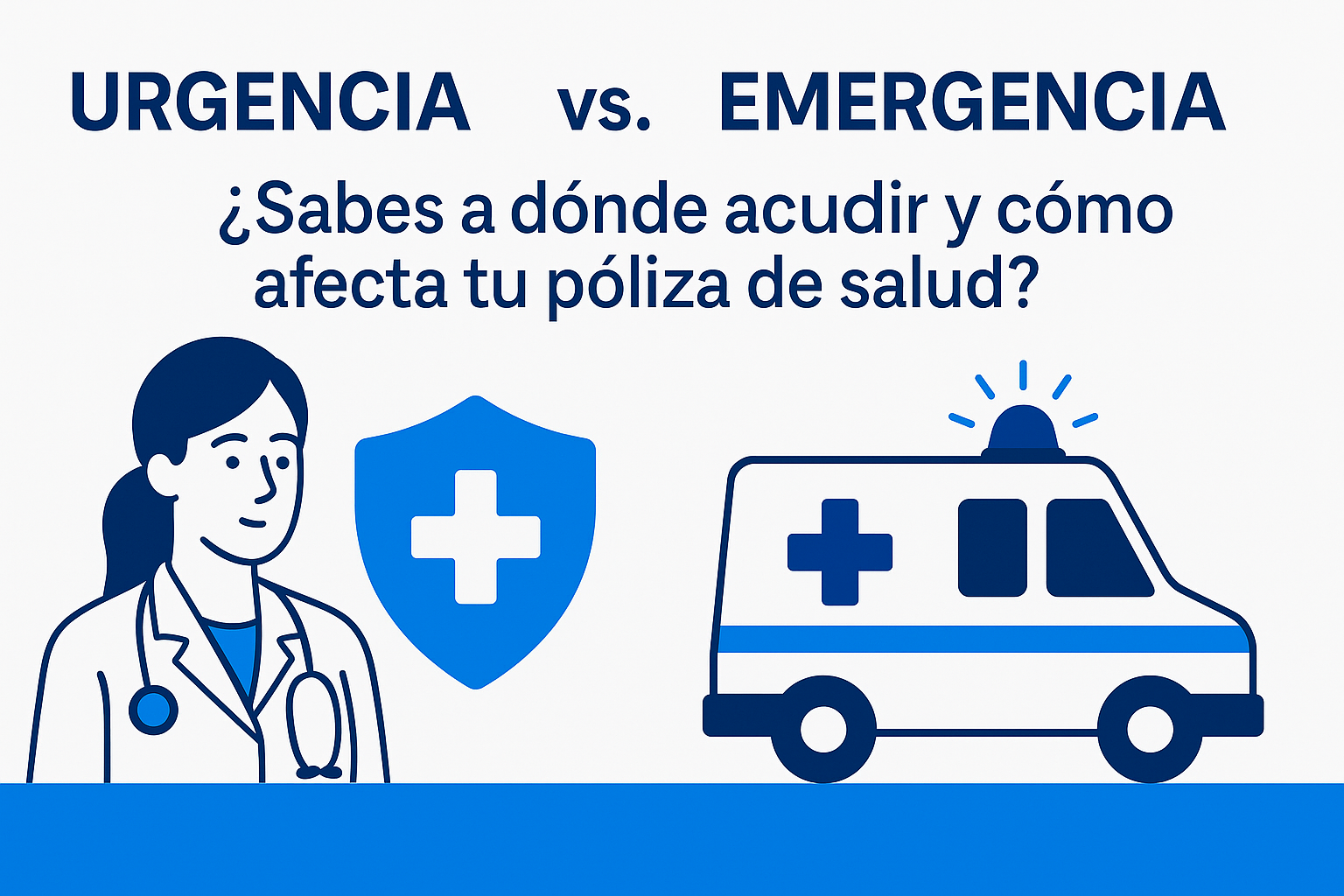 Urgencia vs. Emergencia: ¿sabes a dónde acudir y cómo afecta tu póliza de salud?